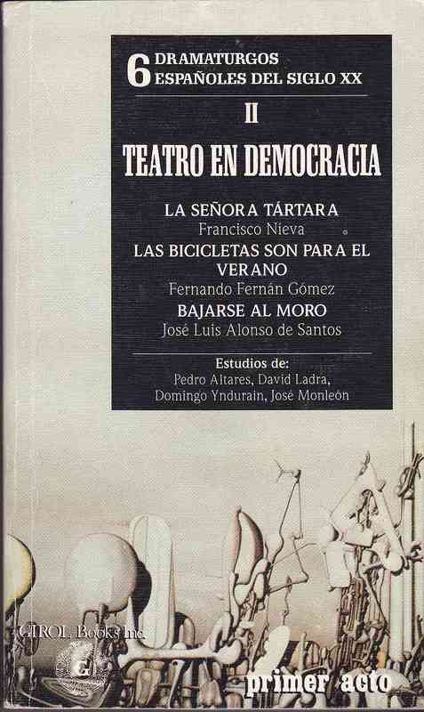 Regalo libro. Teatro en Democracia.