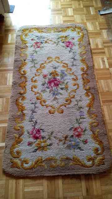 2 alfombras de pie de cama  145 x 70