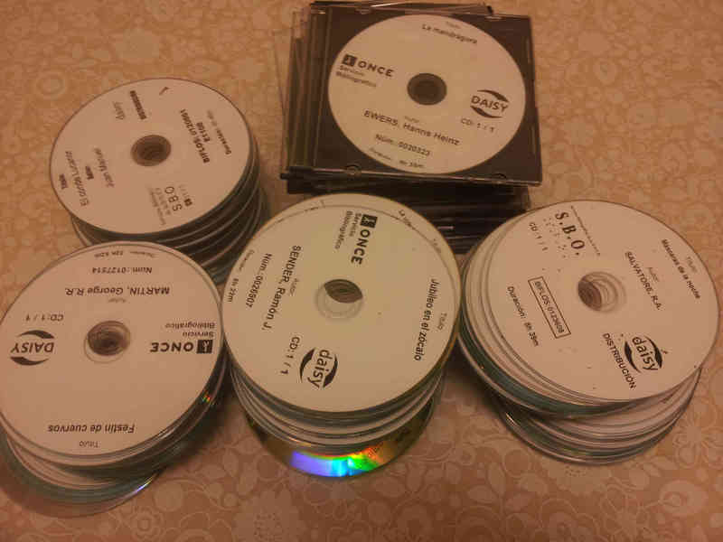 Audiolibros para invidentes