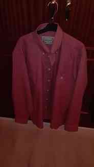 Camisa chico talla 40, Color teja (madrid1987)