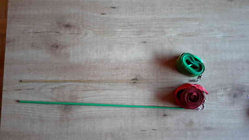 Regalo dos cintas de gimnasia rítmica