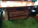 Regalo mesa de centro de madera maciza color miel, preciosa