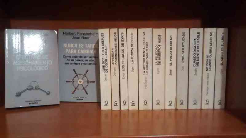 Colección de libros de psicología / autoayuda (entregado a oscarito)