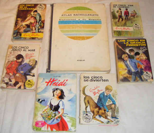 Cinco Novelas de Jóvenes y 1 Atlas Universal.