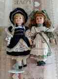 2 muñecas de porcelana