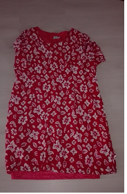 Vestido rojo Talla 58(cata15)