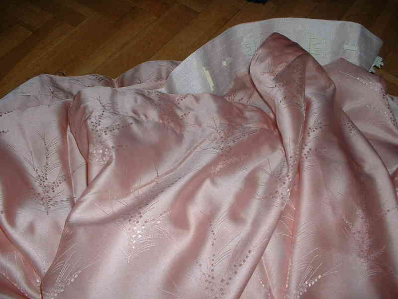 cortinas de raso rosa.entregado a Aitana17