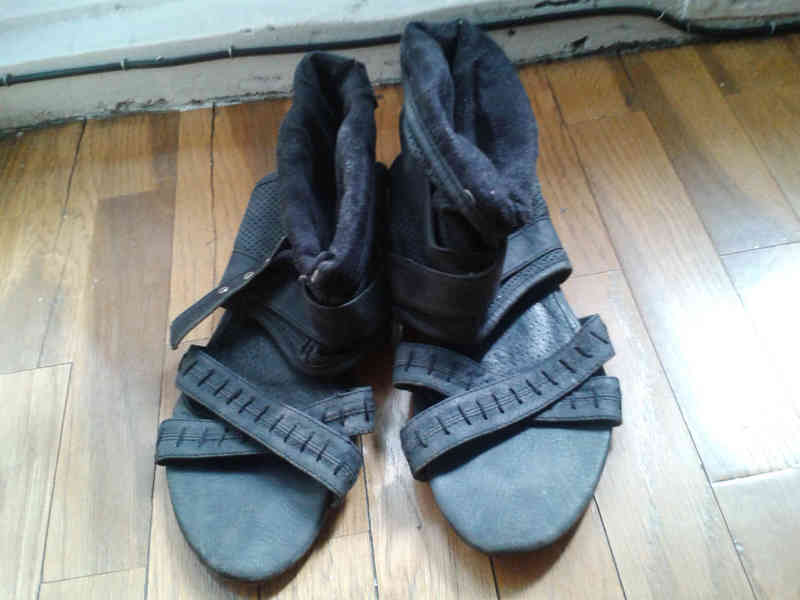 sandalias negras talla 39