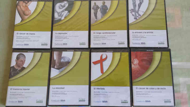Colección 8 DVDs enfermedades Fundación BBVA