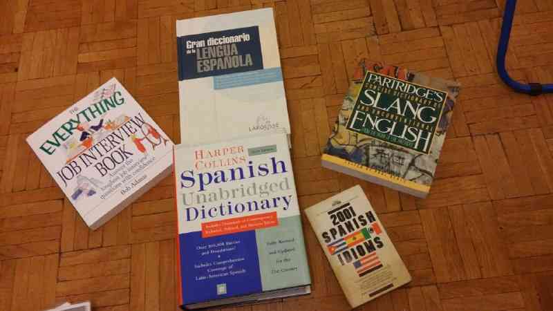 Diccionarios en inglés y en castellano