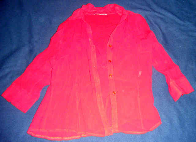 Blusa Roja Guay Talla XL. (Leer todo)