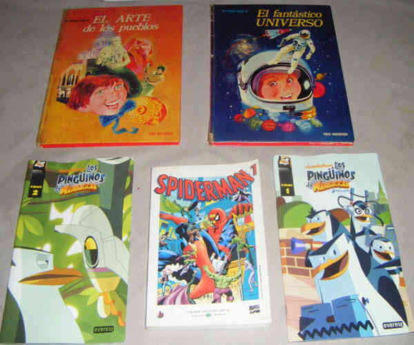 3 Cómics y 2 Libros Educativos. (Leer todo)