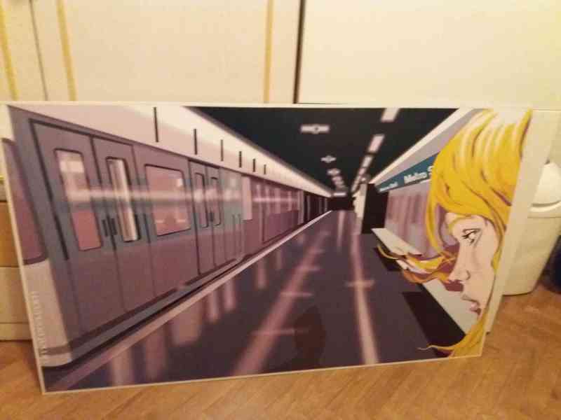 Póster en aluminio madrid