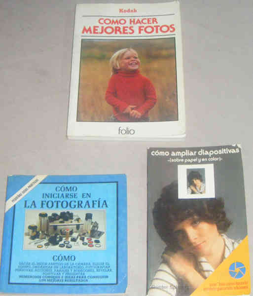 !Leer bien!. Tres Libros para aprender Fotografía.