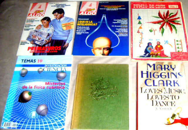 Lote de 4 Revistas y 2 Libros. (Leer bien). Entregadas las revistas. 