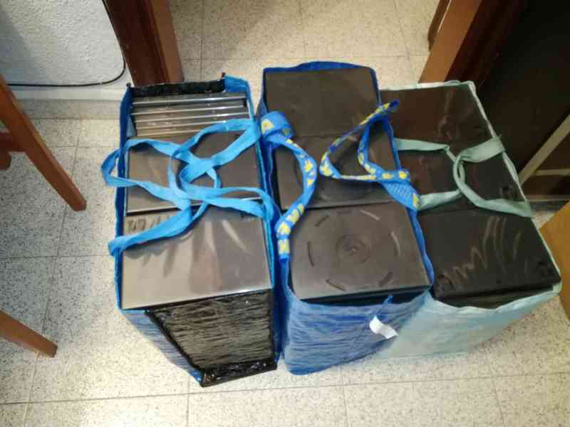 Regalo cajas de dvds