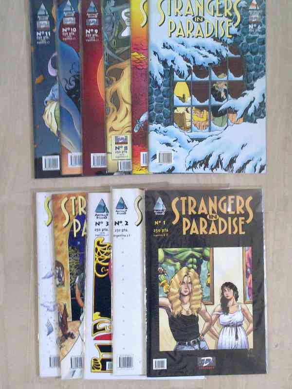 Strangers in Paradise de Terry Moore, colección en perfecto estado