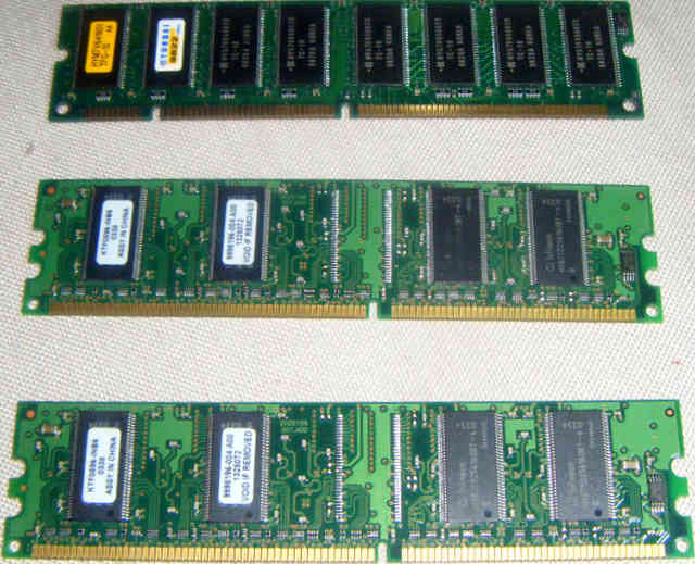 Memorias Dimm de 128 Mb.