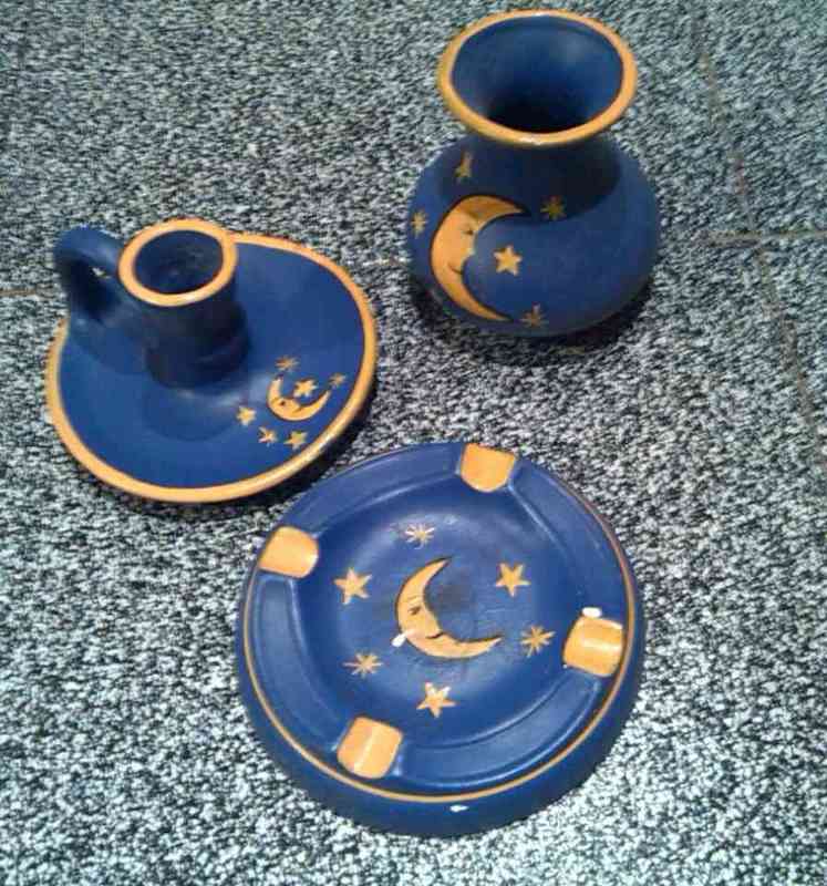 3 piezas de cerámica
