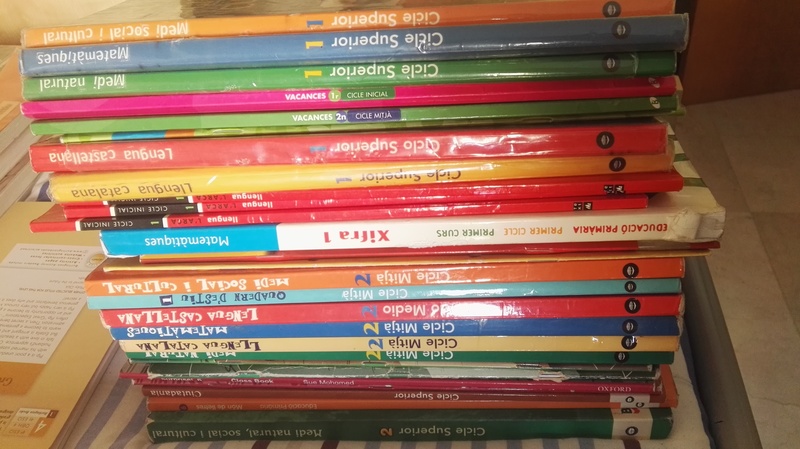 Libros de primaria y 1o Eso
