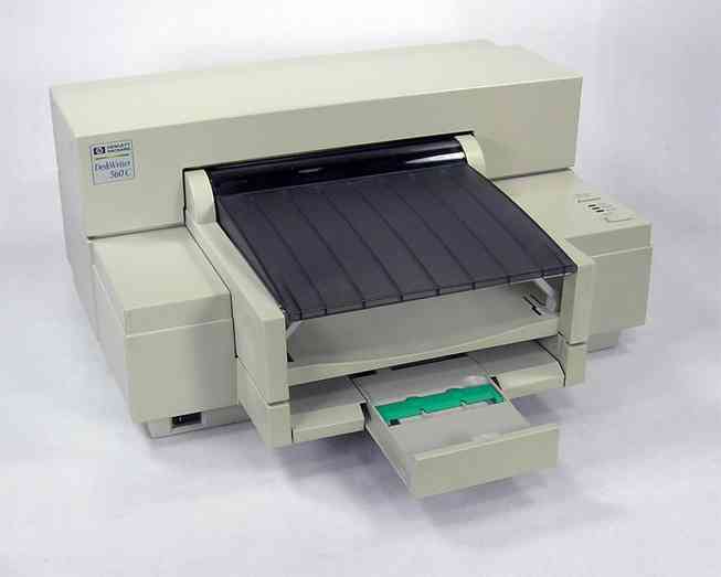 Impresora antigua HP tinta color