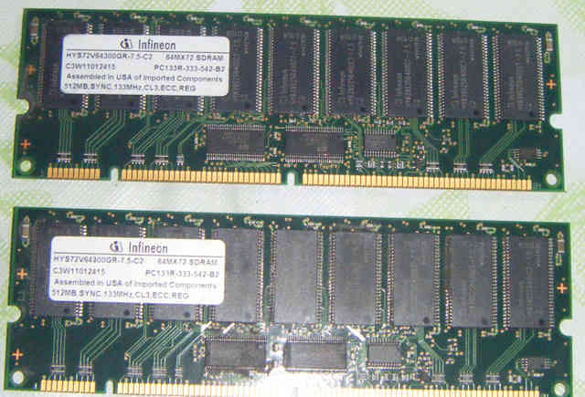 Lote 1 de Memorias de Pc.