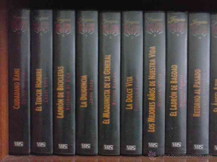 Col·lecció de 11 VHS de Joyas del Cine Clasico