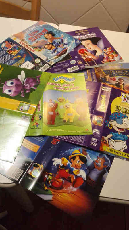 150 Vídeos VHS Infantiles Originales