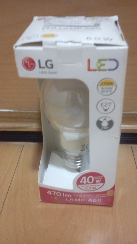 Bombilla nueva LD, LG 6 wattios (antes de 40) Blanco