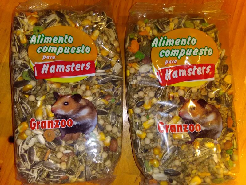 comida hamster sin uso 
