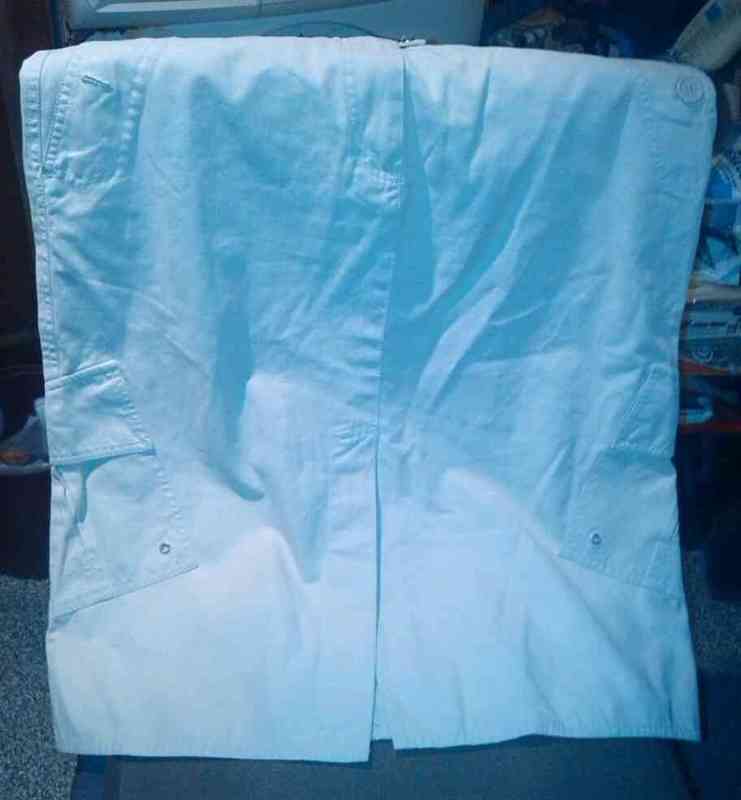falda t- 44 beig de algodon