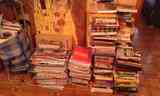 Regalo montaña de libros, en Malasaña 
