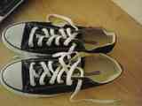 Zapatillas de imitación negras 40 y 41