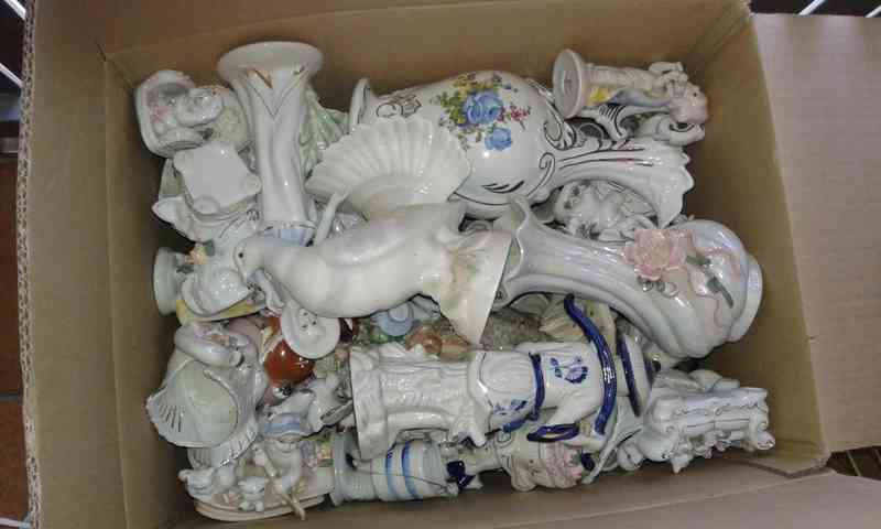 regalo caja de figuritas de cerámicas 