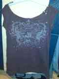 camiseta marrón STRADIVARIUS t- M