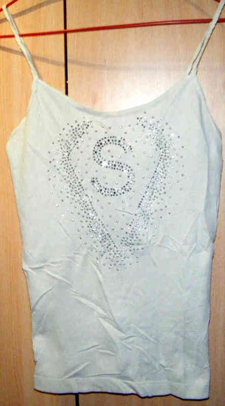 Blusa Blanca con Brillos.