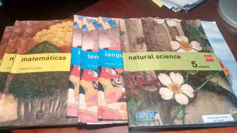 Libros de texto SM,  5º de primaria