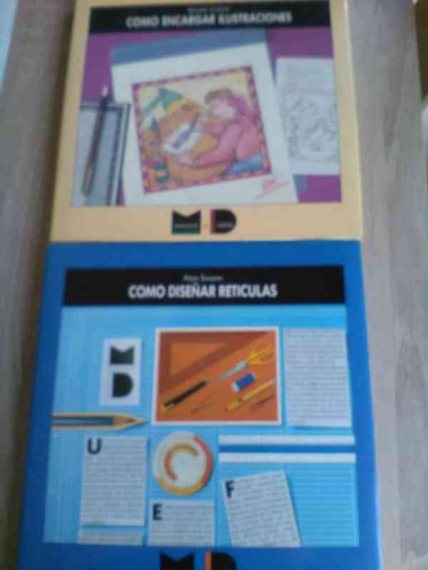 2 Libros. Manuales de diseño gráfico.