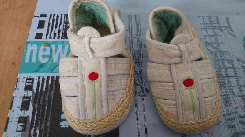 Zapato bebé tela