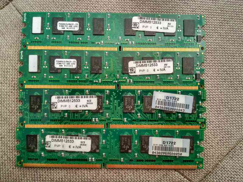 4 x DDR2 533 512MB
