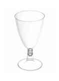 Copas de vino y champán plástico trasparente