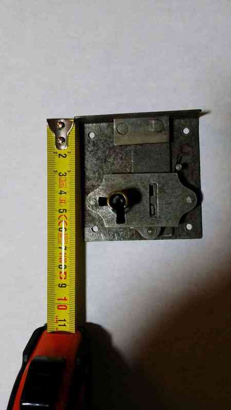 Cerradura antigua 4,5cm/7cm