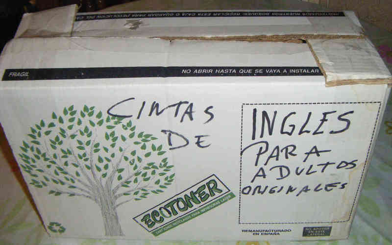 Caja de Cursos de Inglés.
