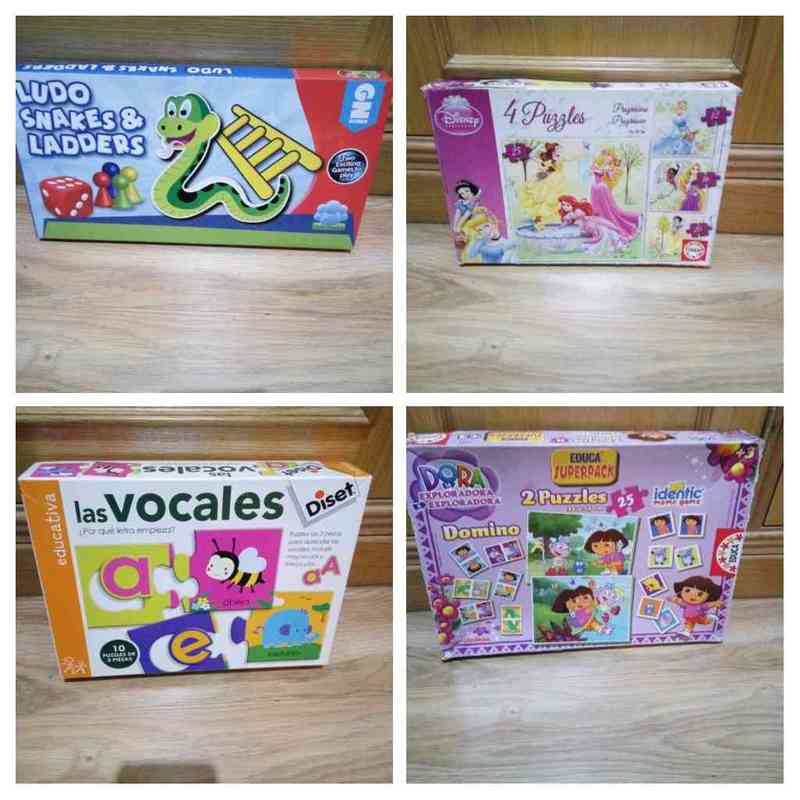 Juegos diversos de mesa y puzzles