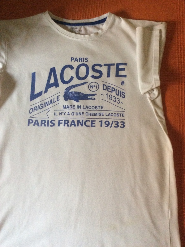 Camiseta chico Lacoste