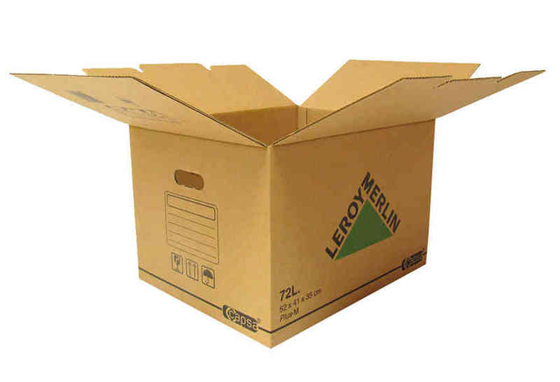 Cajas de cartón PLUS 72 LITROS (x2)