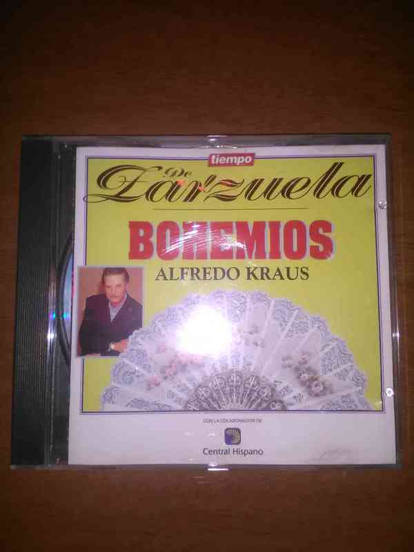 CD. ZARZUELA - BOHEMIOS - Alfredo Kraus (Reservado a NOEMOM)