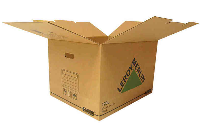 Cajas de cartón PLUS 120 LITROS (x3)