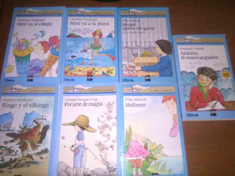 Lote 7 Libros. El Barco de Vapor. Serie Azul. 7 a 8 años. (Reservado a Gatitos)