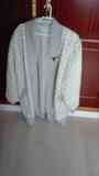 Chaqueton blanco y gris Talla XXL(pablete2006)